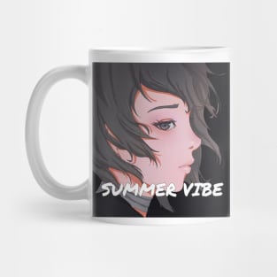 Summer Vibe - BLACK - Anime Art T-Shirt Mug